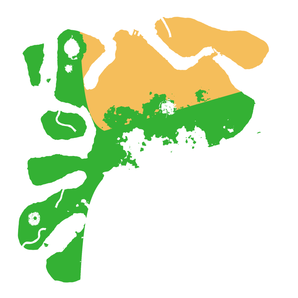 Biome Rust Map: Procedural Map, Size: 3500, Seed: 3425705