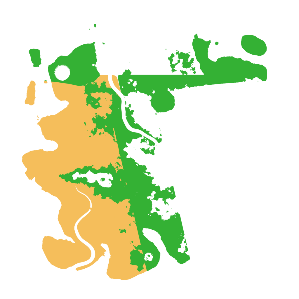 Biome Rust Map: Procedural Map, Size: 3500, Seed: 476278