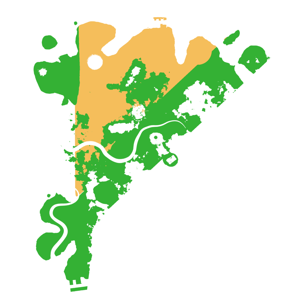 Biome Rust Map: Procedural Map, Size: 3500, Seed: 6044848