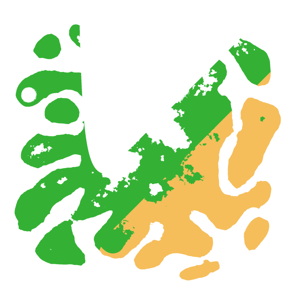 Biome Rust Map: Barren, Size: 3500, Seed: 6383294