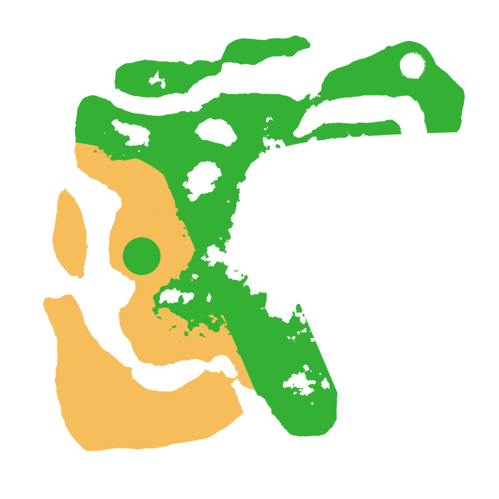 Biome Rust Map: Barren, Size: 3500, Seed: 5422689