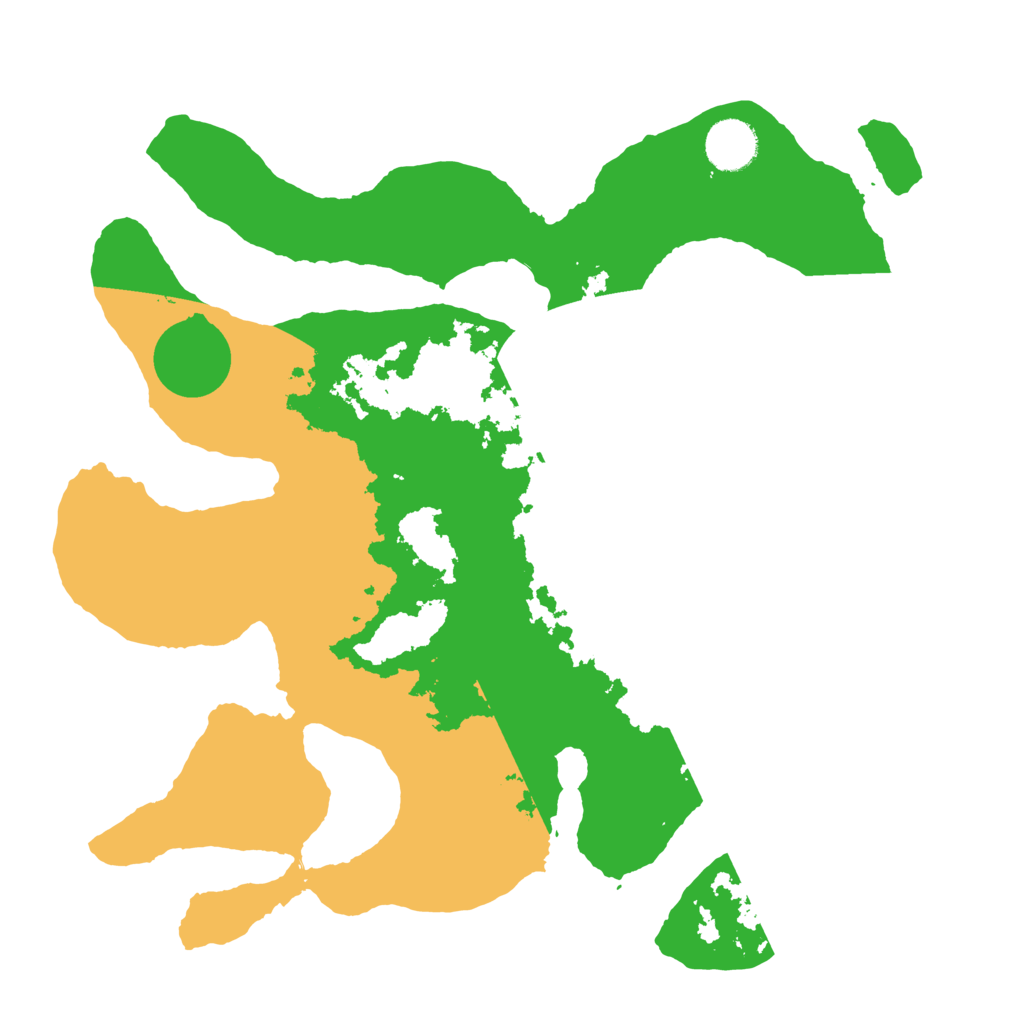 Biome Rust Map: Barren, Size: 3500, Seed: 901610