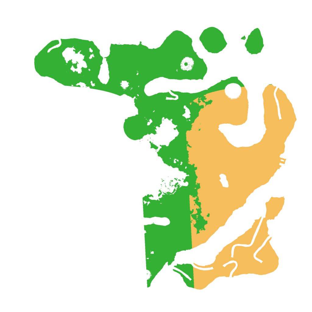 Biome Rust Map: Procedural Map, Size: 3500, Seed: 5403369