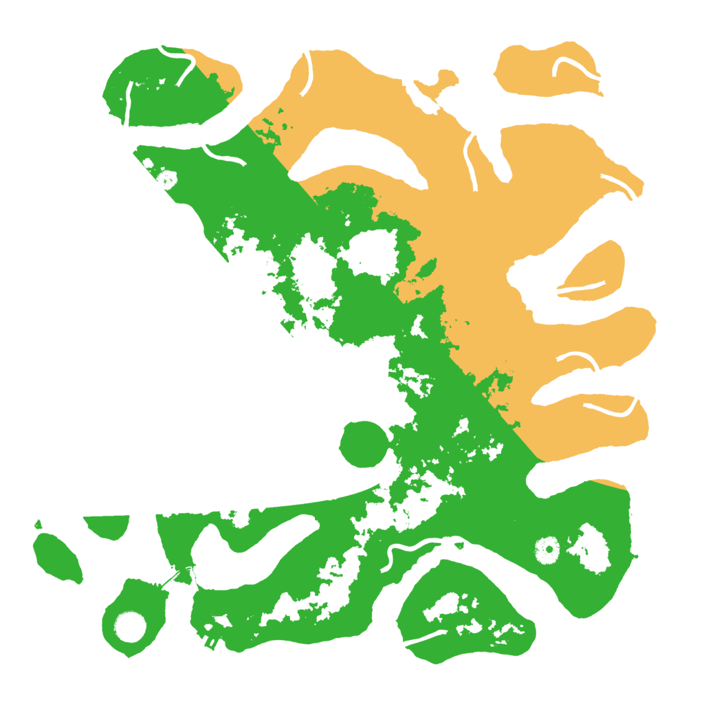 Biome Rust Map: Procedural Map, Size: 4000, Seed: 35677