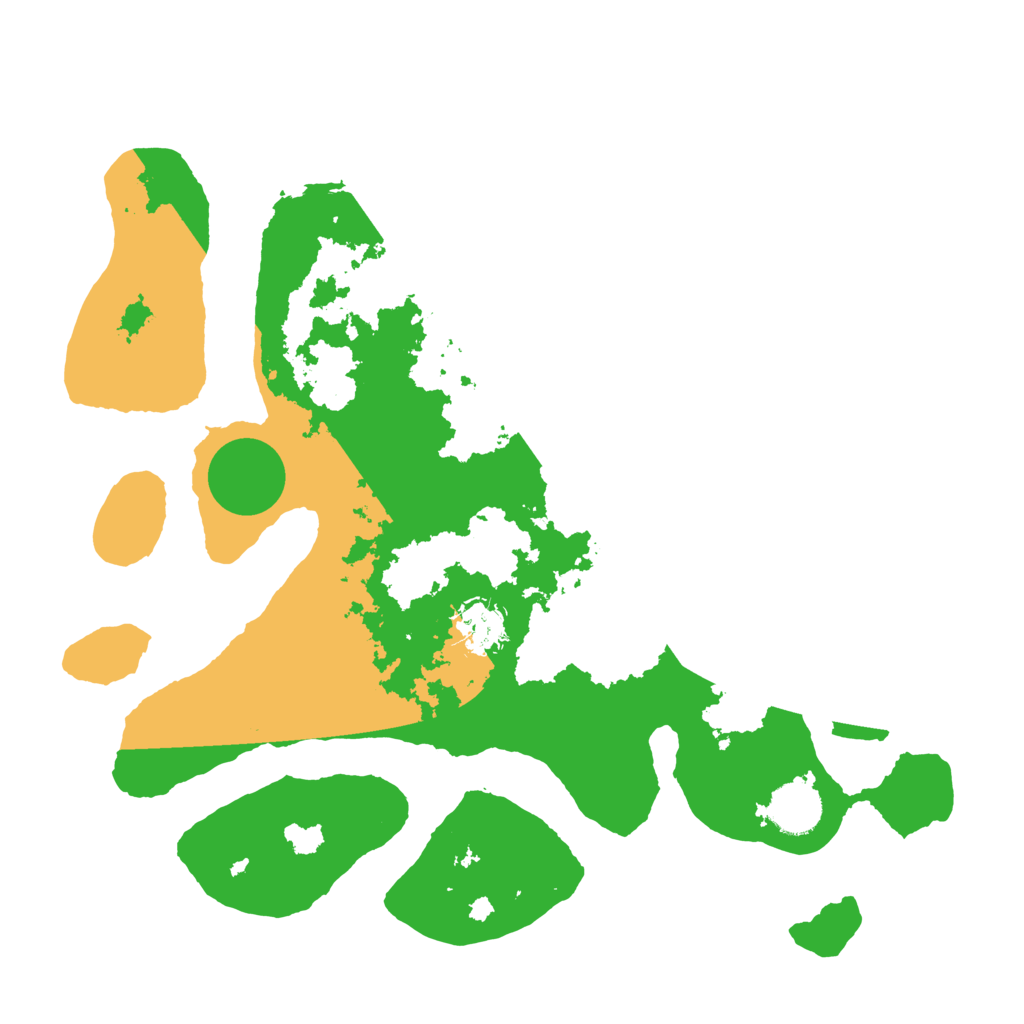 Biome Rust Map: Barren, Size: 3500, Seed: 2558776