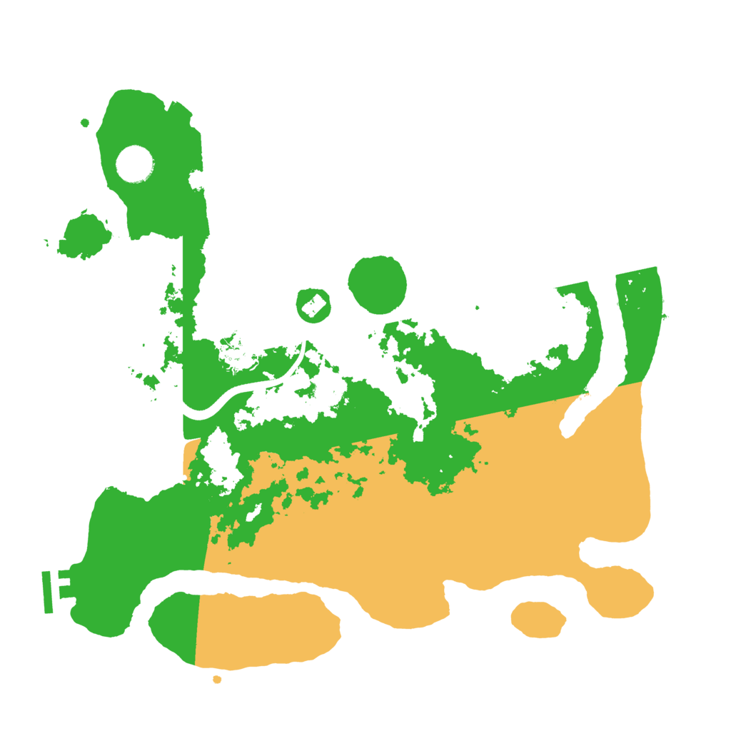 Biome Rust Map: Procedural Map, Size: 3500, Seed: 6342119