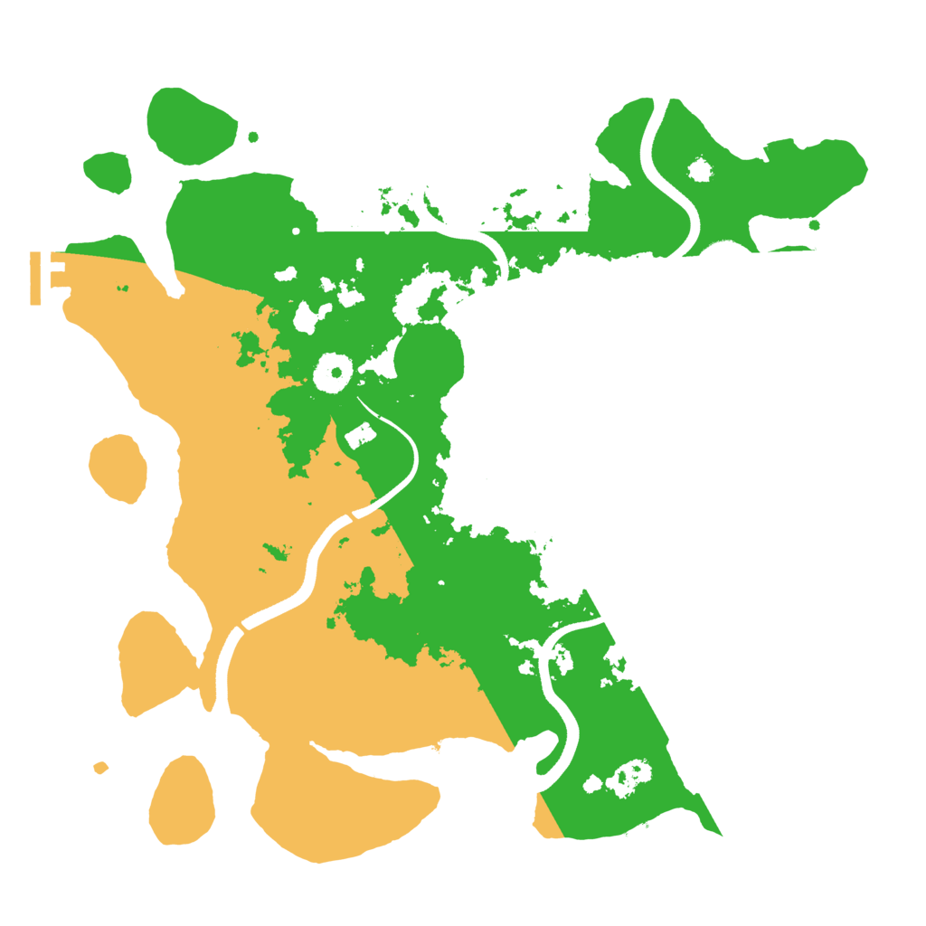 Biome Rust Map: Procedural Map, Size: 3500, Seed: 3529983