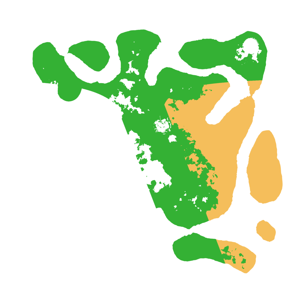 Biome Rust Map: Barren, Size: 3500, Seed: 4778630