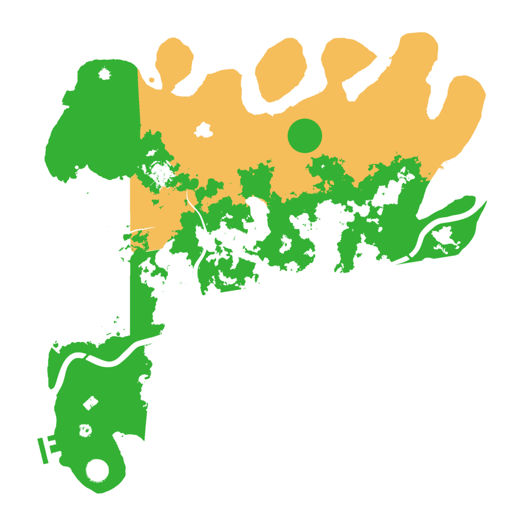 Biome Rust Map: Procedural Map, Size: 4000, Seed: 3858577