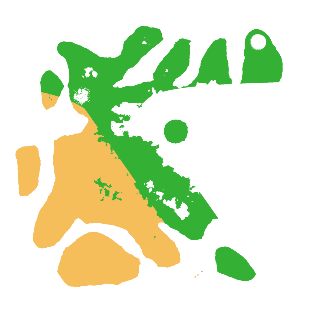 Biome Rust Map: Barren, Size: 3500, Seed: 5523575