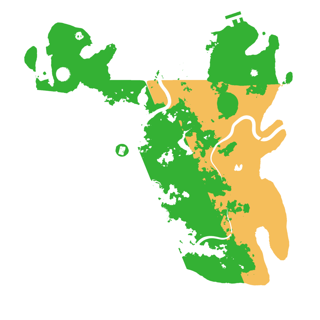 Biome Rust Map: Procedural Map, Size: 4000, Seed: 7643