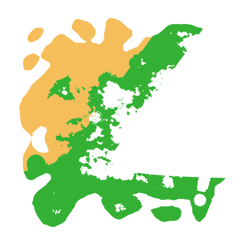 Biome Rust Map: Barren, Size: 3500, Seed: 3689570