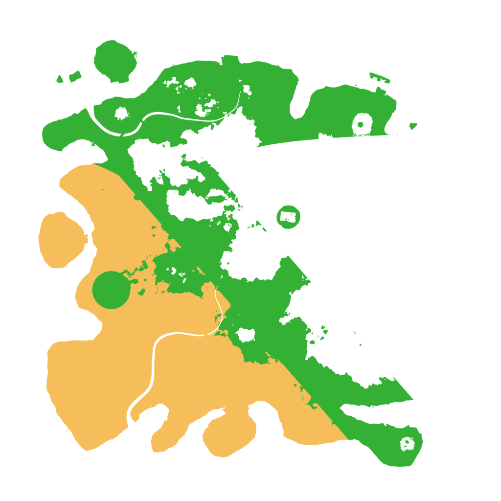 Biome Rust Map: Procedural Map, Size: 3500, Seed: 5081984