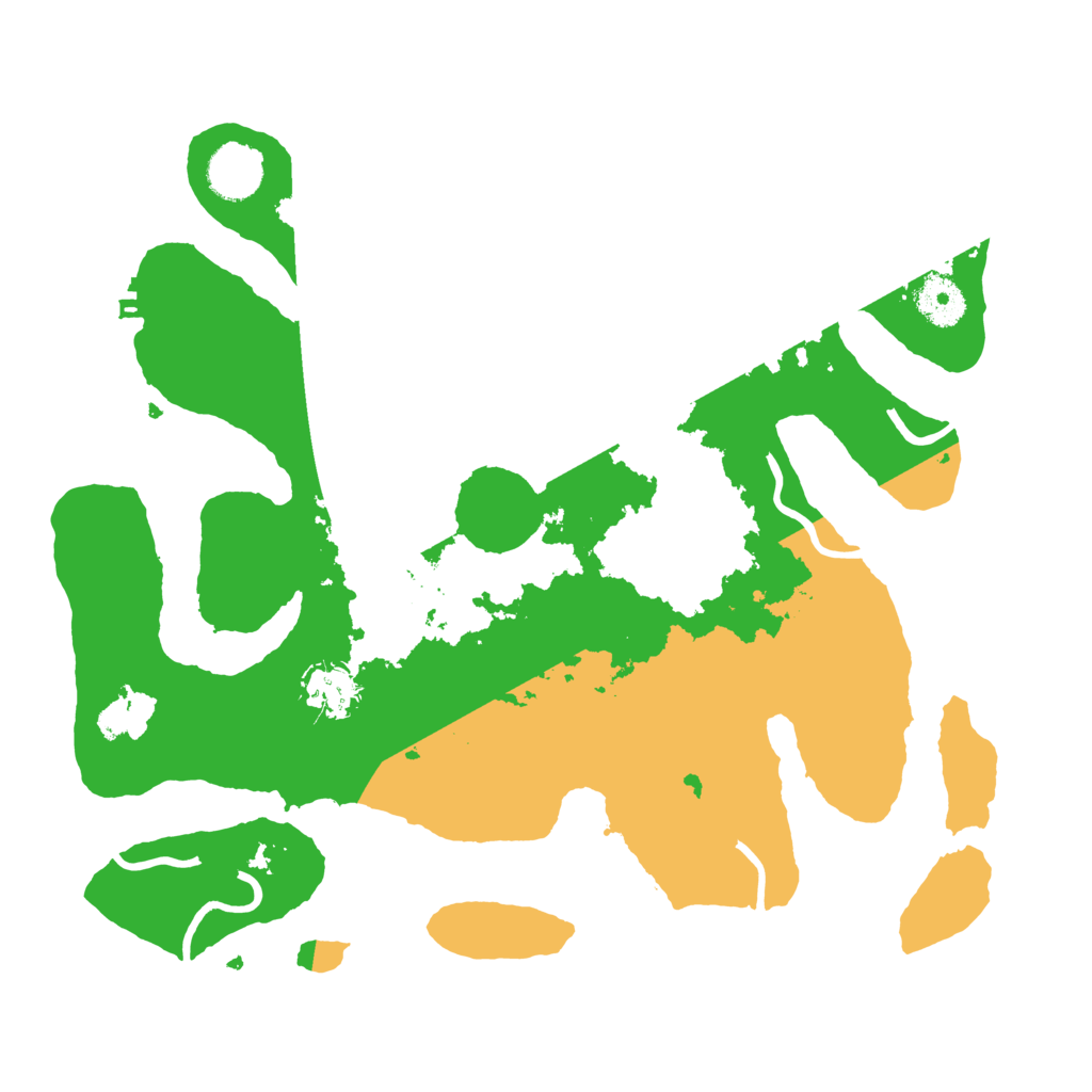 Biome Rust Map: Procedural Map, Size: 3500, Seed: 2182936