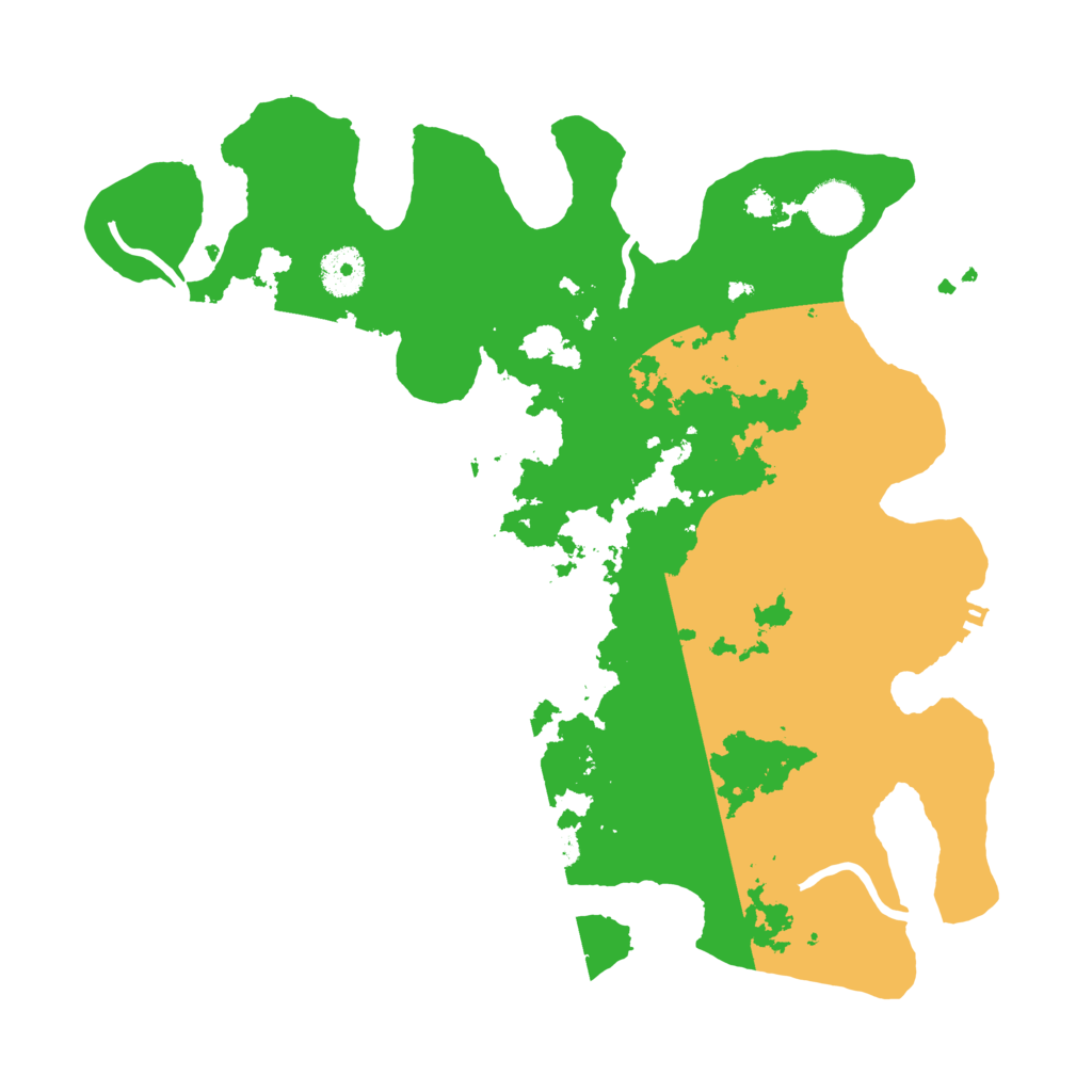 Biome Rust Map: Procedural Map, Size: 3500, Seed: 1894054