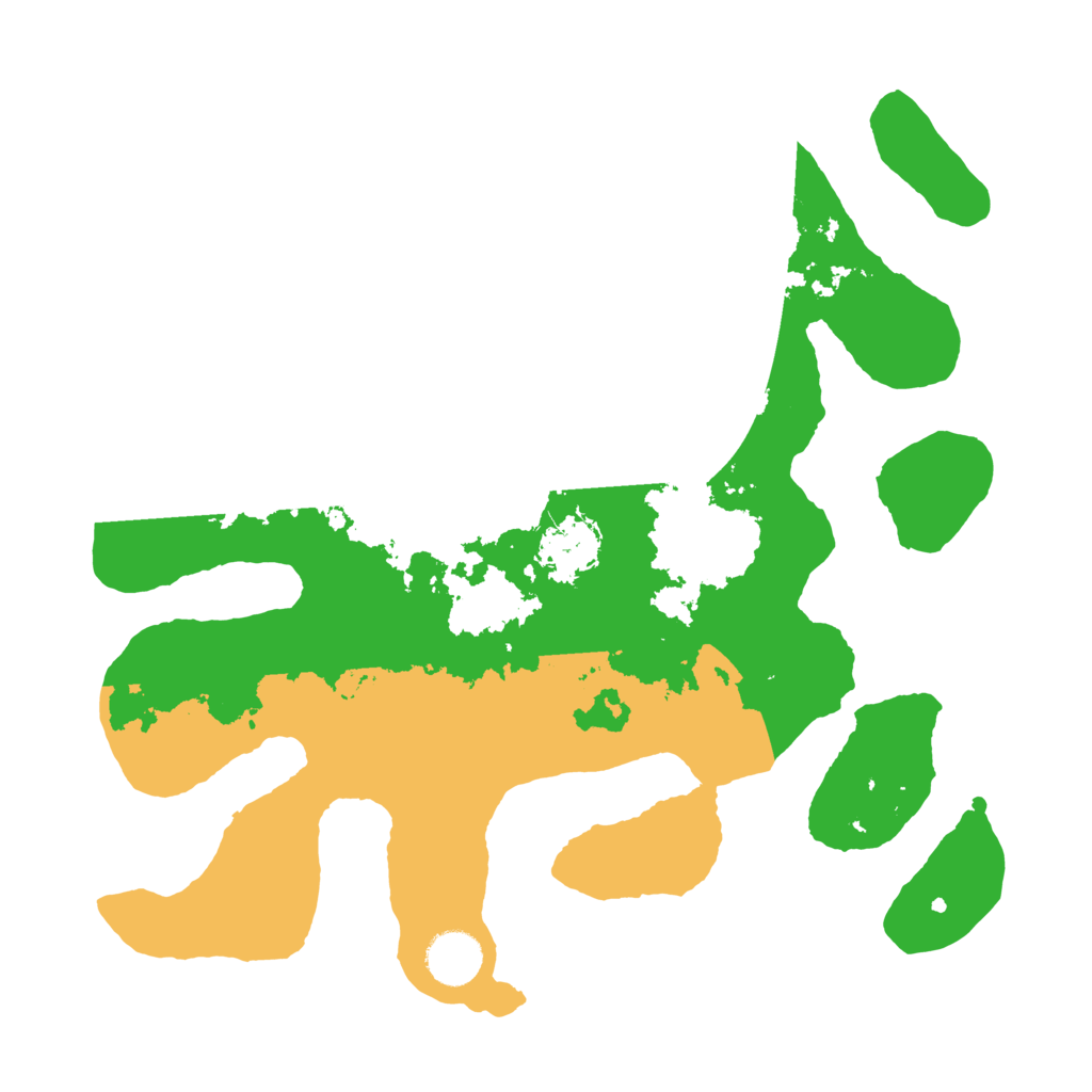 Biome Rust Map: Barren, Size: 3500, Seed: 2554342