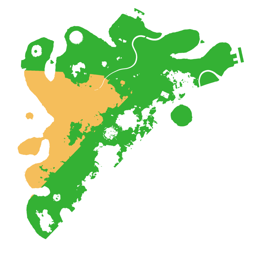 Biome Rust Map: Procedural Map, Size: 3500, Seed: 2452608