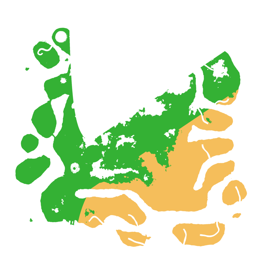 Biome Rust Map: Procedural Map, Size: 4000, Seed: 876141