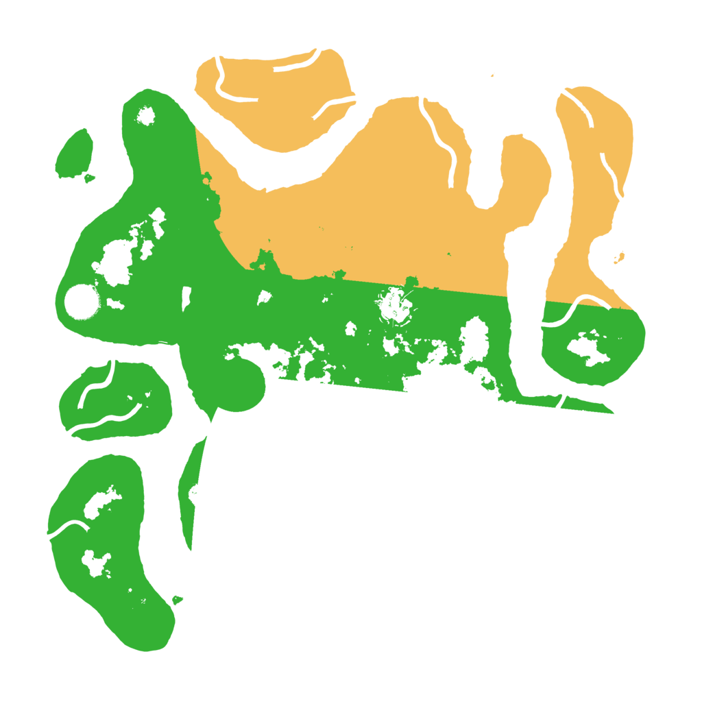 Biome Rust Map: Procedural Map, Size: 3500, Seed: 5291273