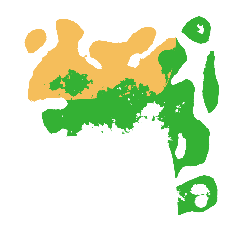 Biome Rust Map: Barren, Size: 3500, Seed: 760279