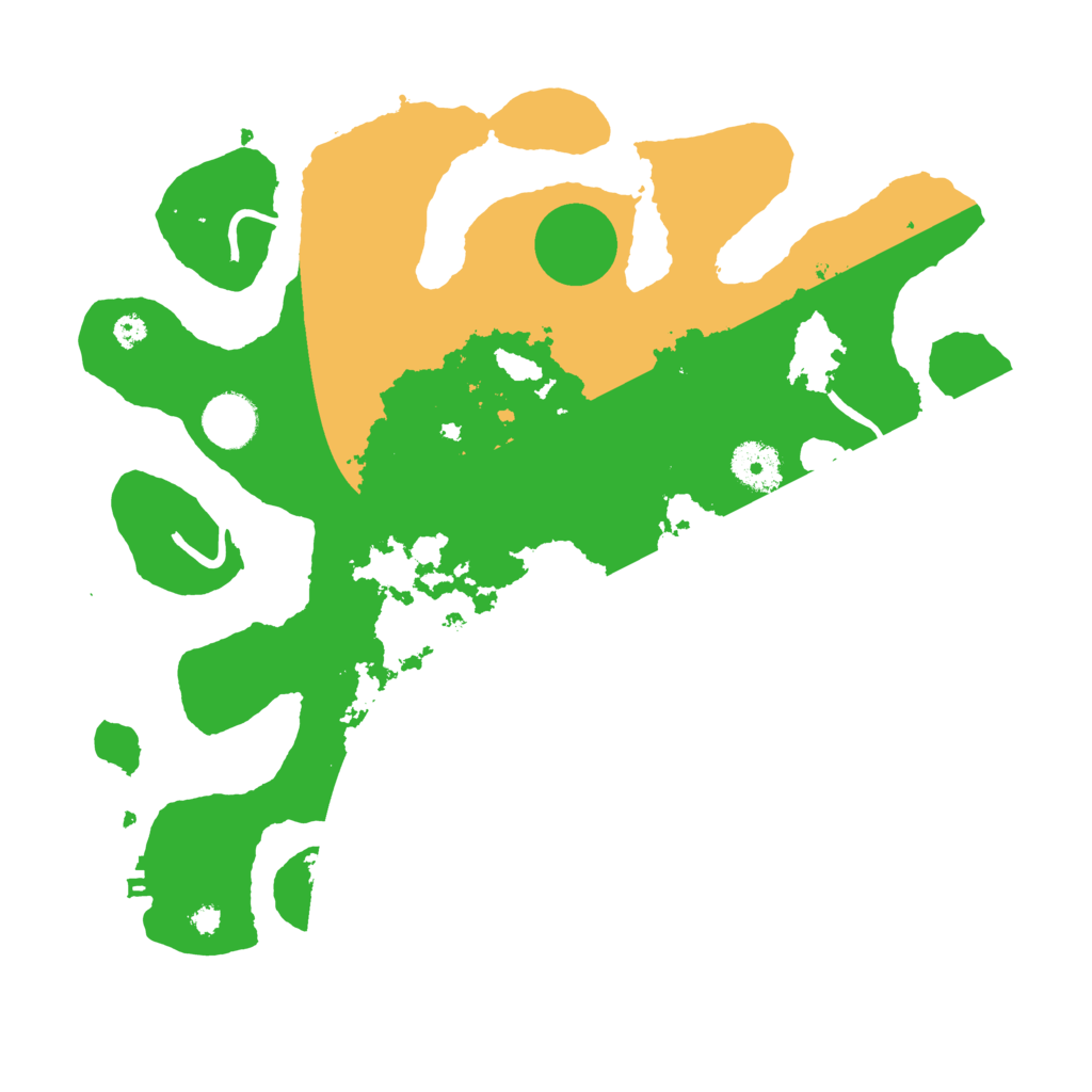 Biome Rust Map: Procedural Map, Size: 3500, Seed: 1470935