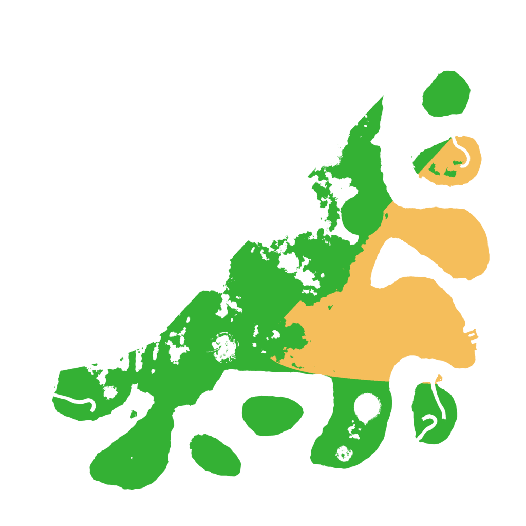 Biome Rust Map: Procedural Map, Size: 3500, Seed: 12940