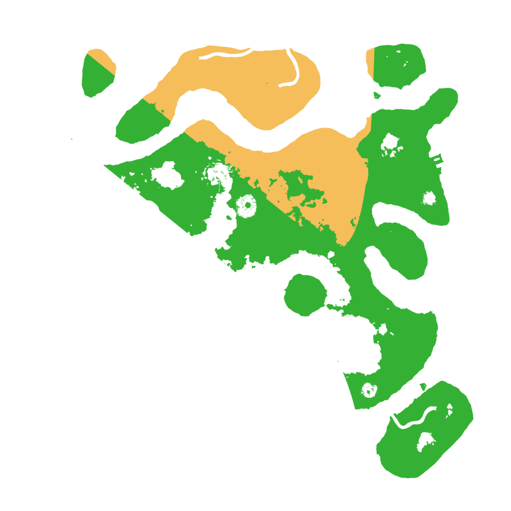 Biome Rust Map: Procedural Map, Size: 3500, Seed: 2668845