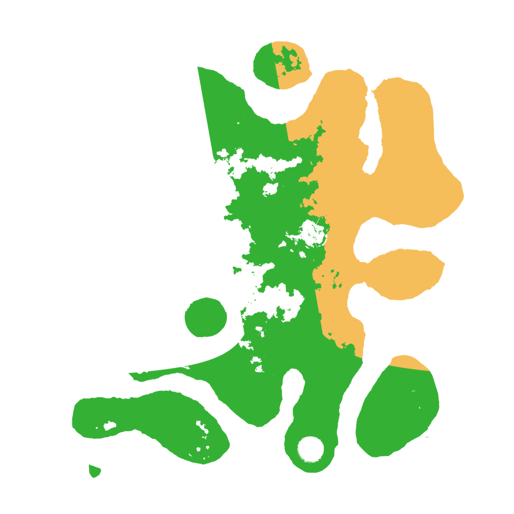 Biome Rust Map: Barren, Size: 3500, Seed: 5837171