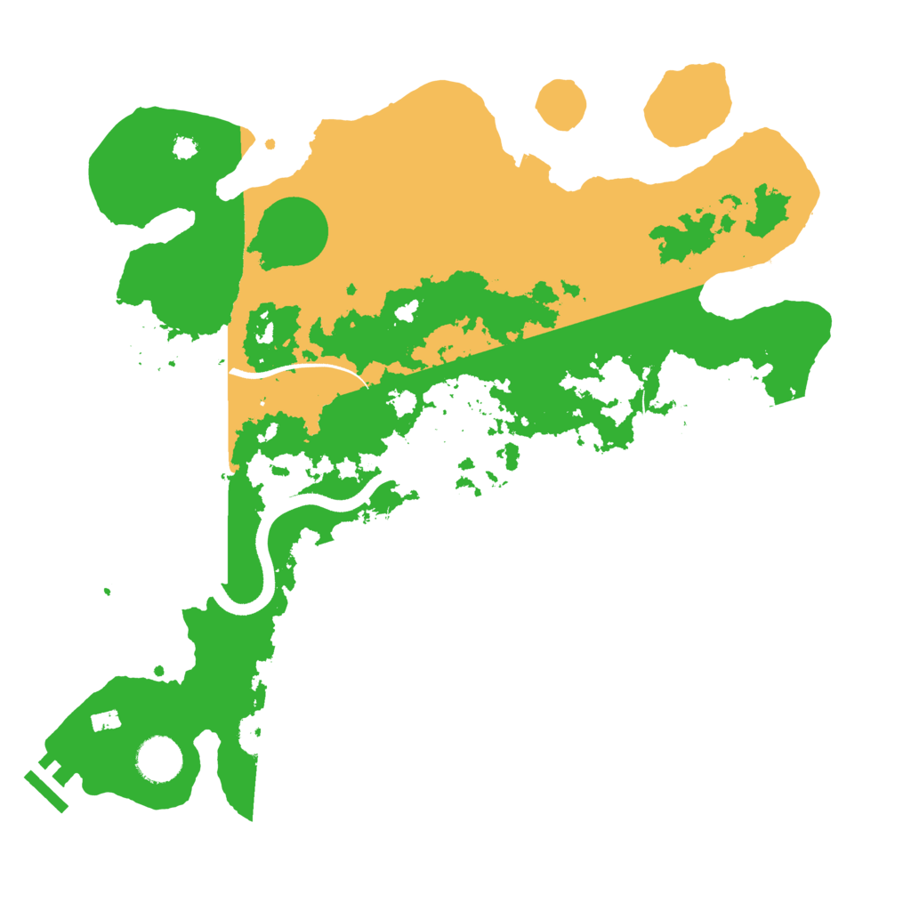 Biome Rust Map: Procedural Map, Size: 3500, Seed: 3413086