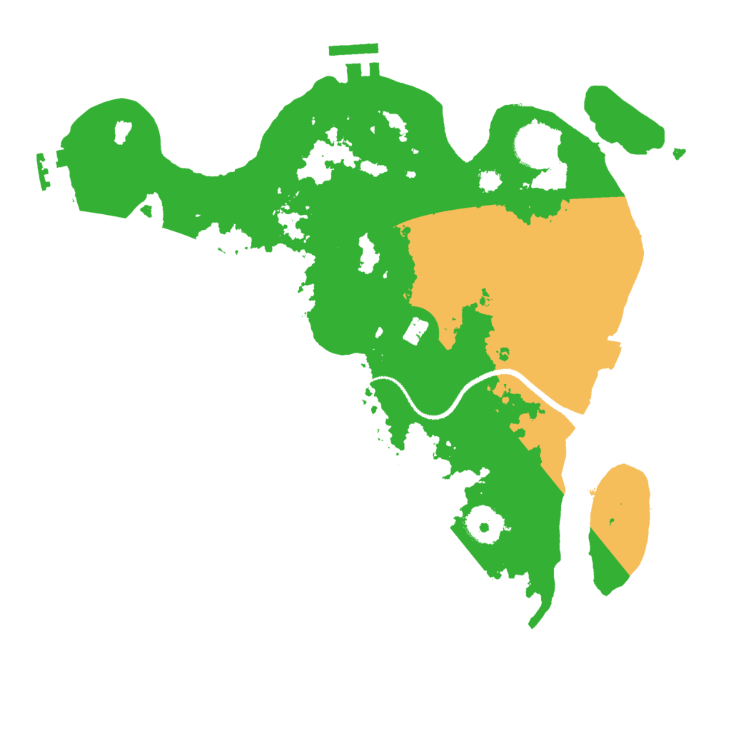 Biome Rust Map: Procedural Map, Size: 3000, Seed: 13437