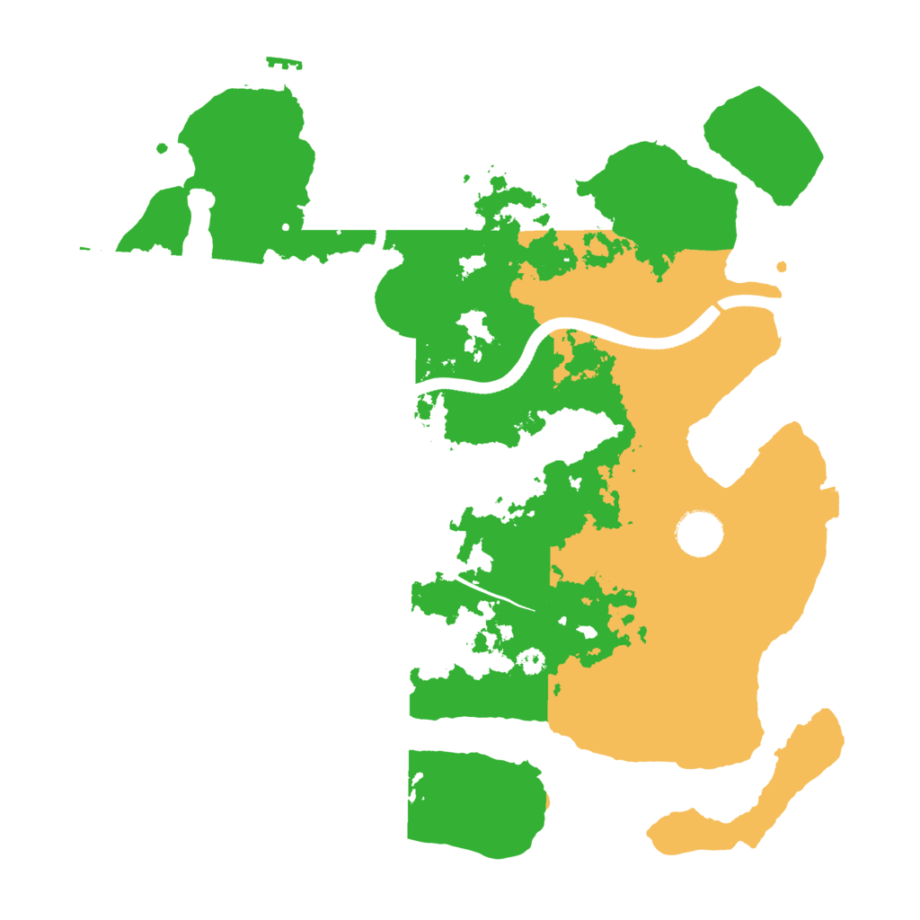 Biome Rust Map: Procedural Map, Size: 3500, Seed: 2959773