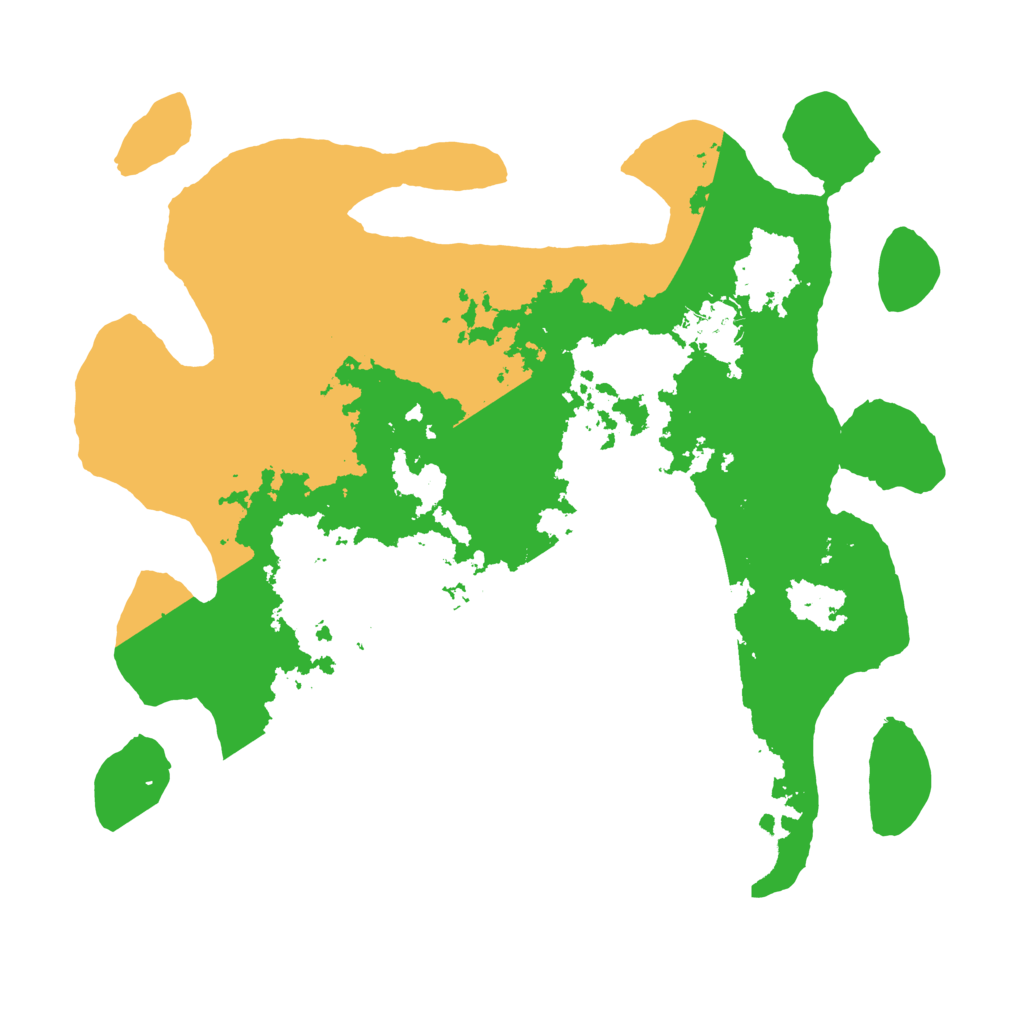 Biome Rust Map: Barren, Size: 3500, Seed: 369323