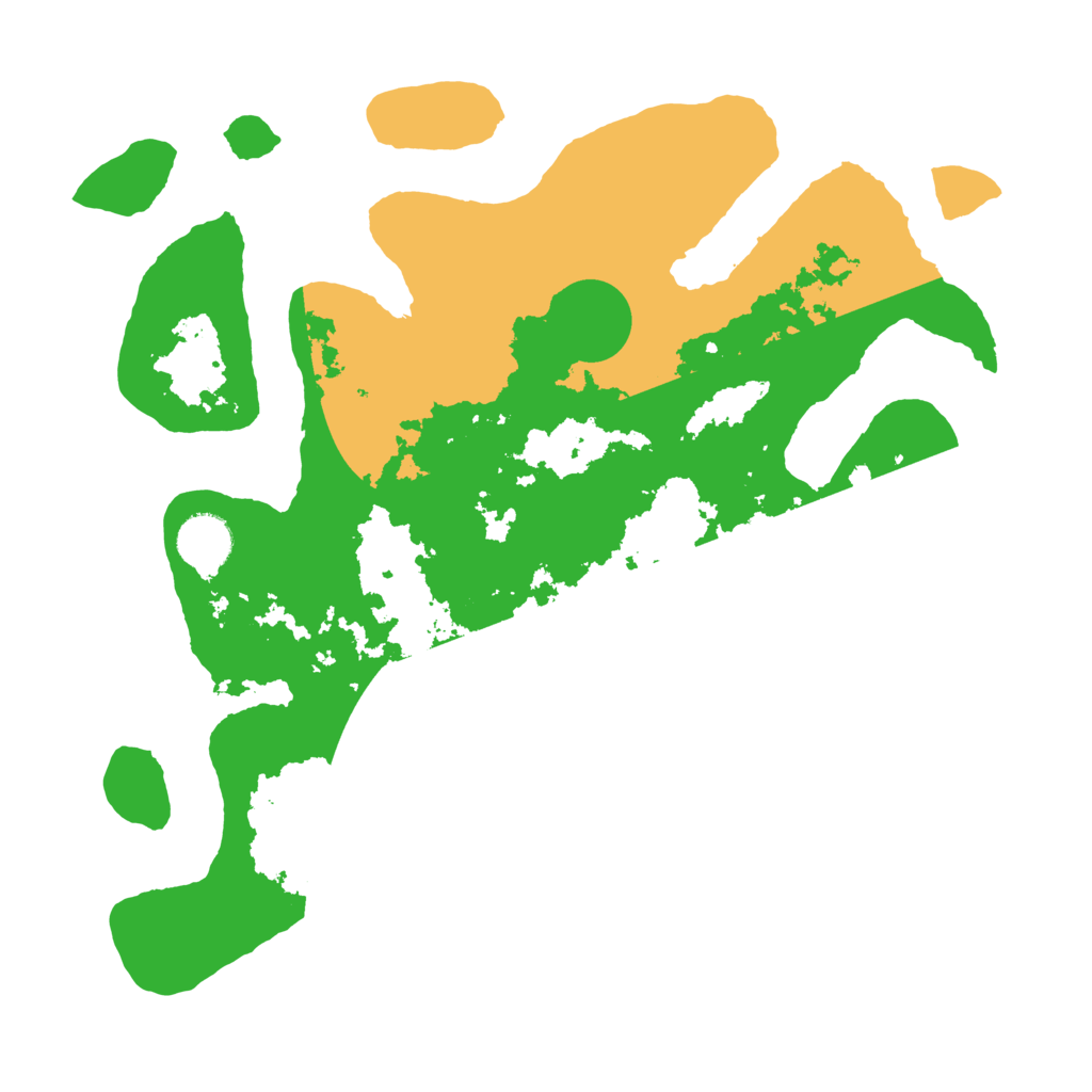 Biome Rust Map: Barren, Size: 3500, Seed: 2536450