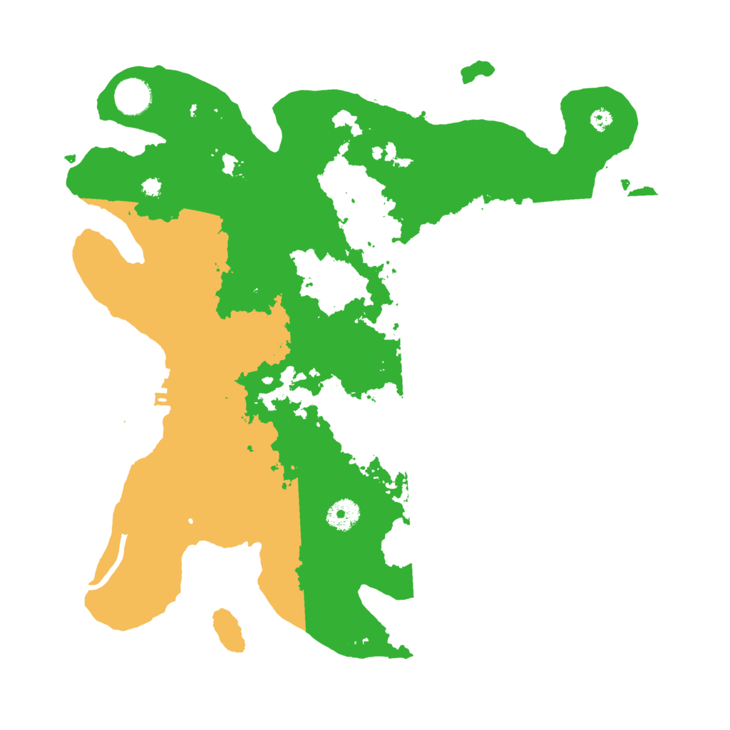 Biome Rust Map: Procedural Map, Size: 3500, Seed: 5152393