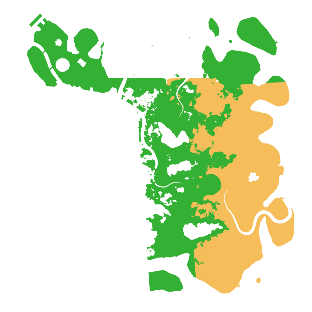 Biome Rust Map: Procedural Map, Size: 4000, Seed: 5118127