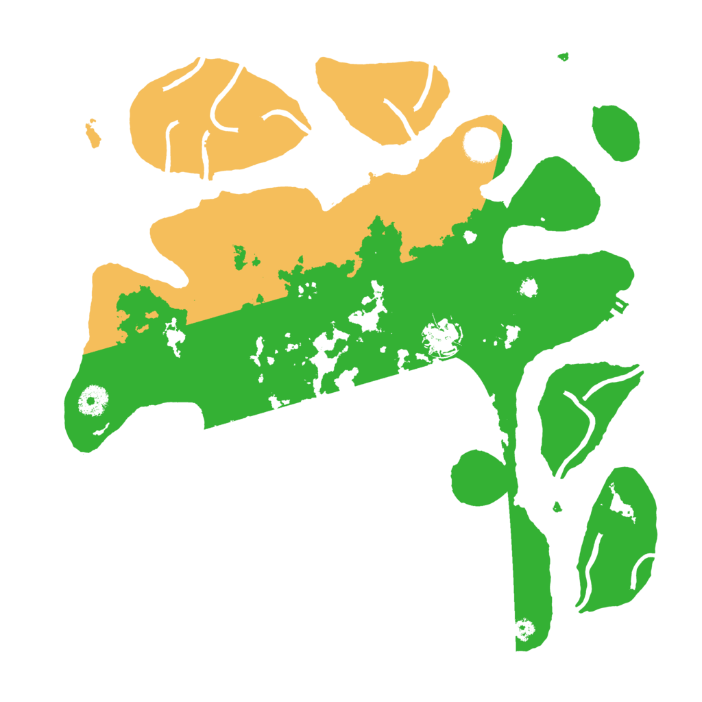 Biome Rust Map: Procedural Map, Size: 3500, Seed: 1151514