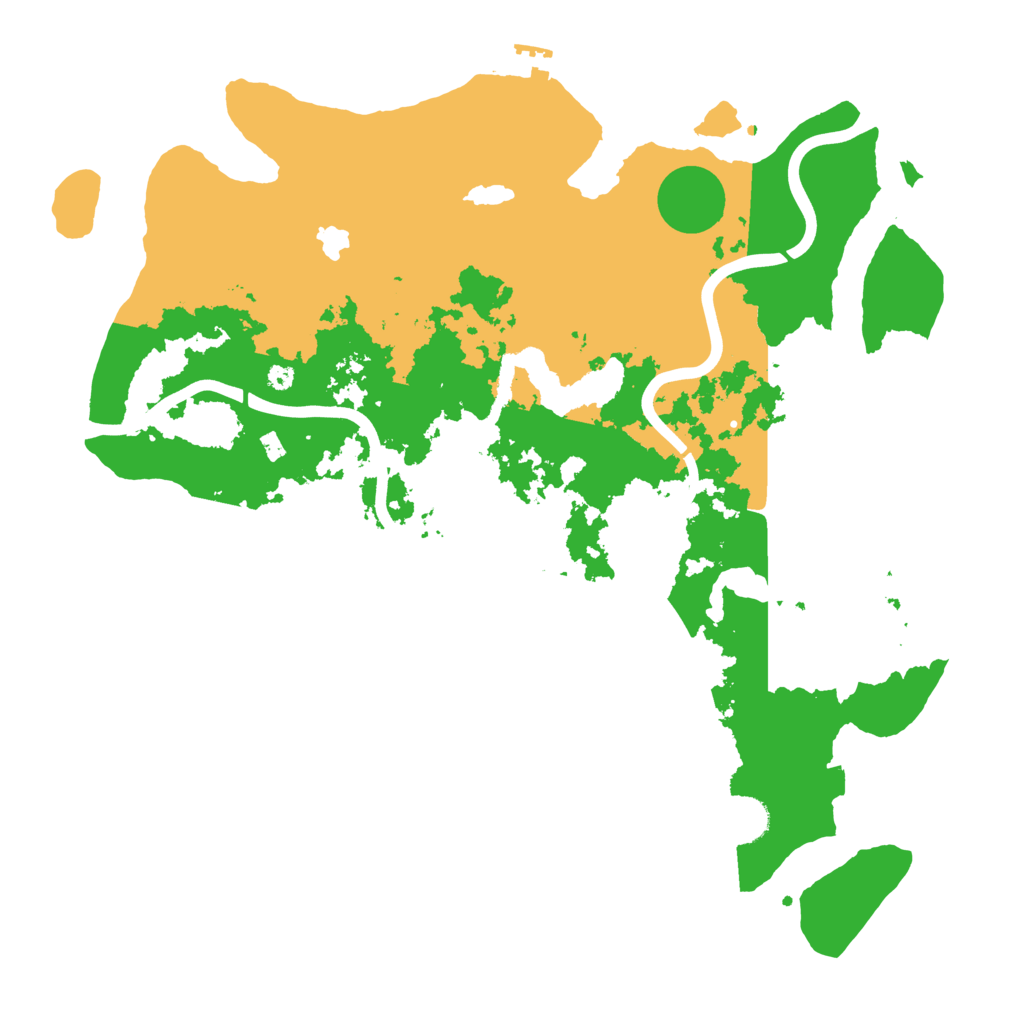 Biome Rust Map: Procedural Map, Size: 4000, Seed: 4066700
