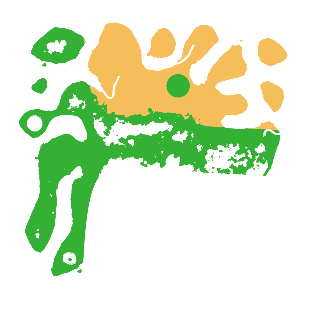 Biome Rust Map: Procedural Map, Size: 3500, Seed: 264764