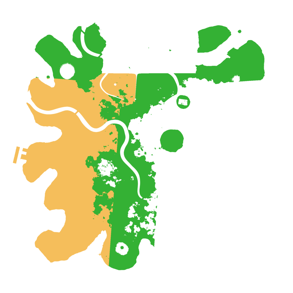 Biome Rust Map: Procedural Map, Size: 3500, Seed: 2199485