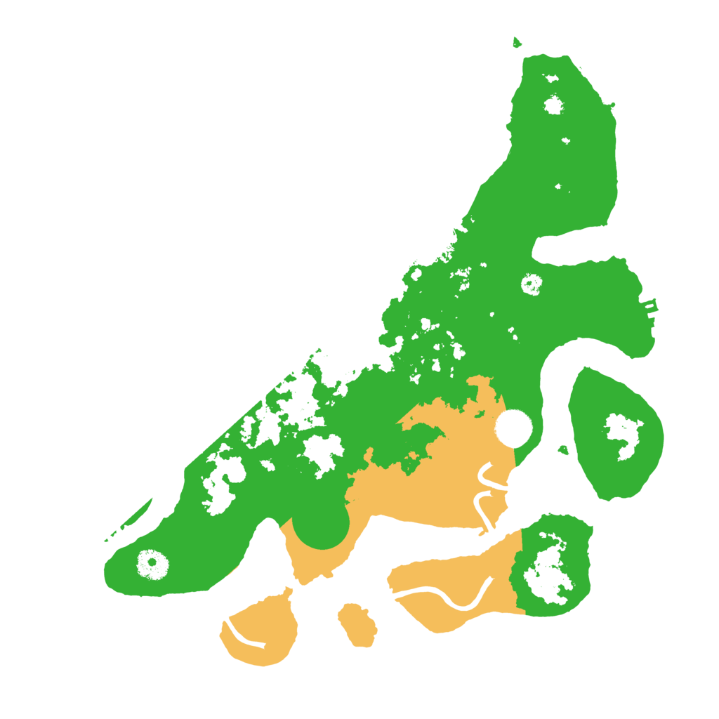 Biome Rust Map: Procedural Map, Size: 3500, Seed: 3848194