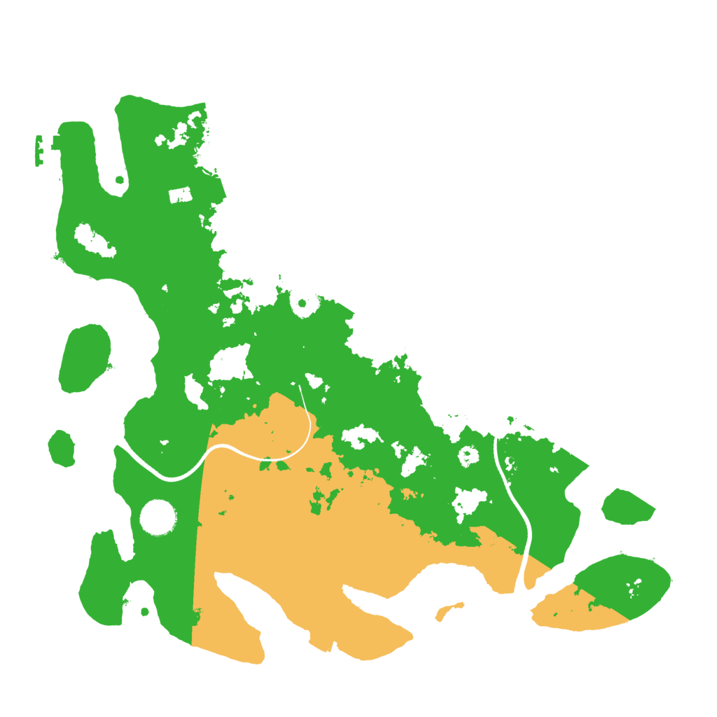Biome Rust Map: Procedural Map, Size: 3500, Seed: 5430246