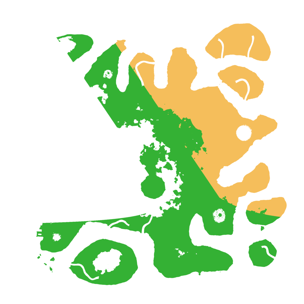 Biome Rust Map: Procedural Map, Size: 3500, Seed: 3230715