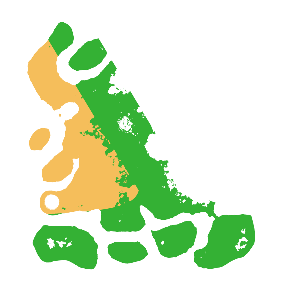 Biome Rust Map: Barren, Size: 3500, Seed: 3449678