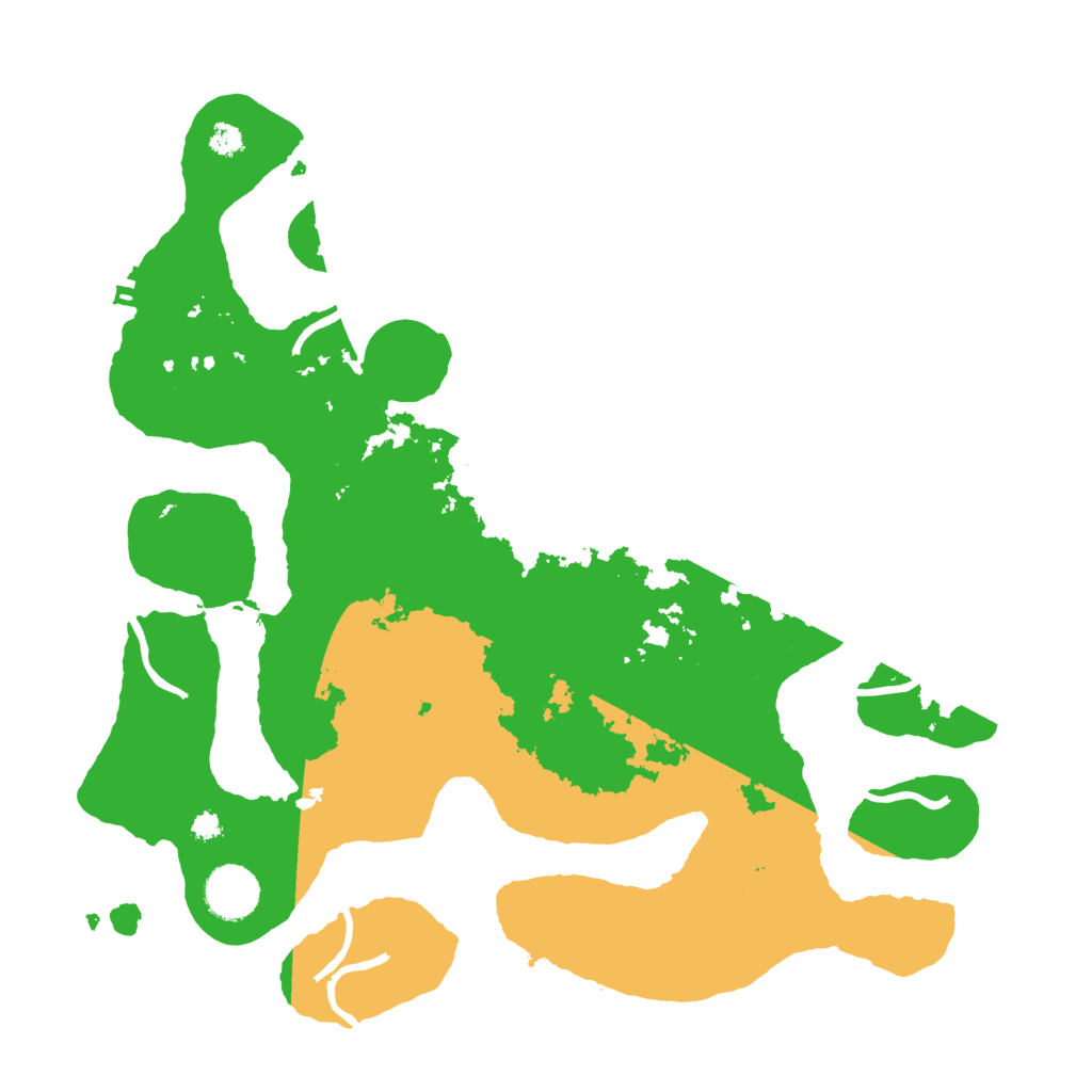 Biome Rust Map: Procedural Map, Size: 3500, Seed: 5293878