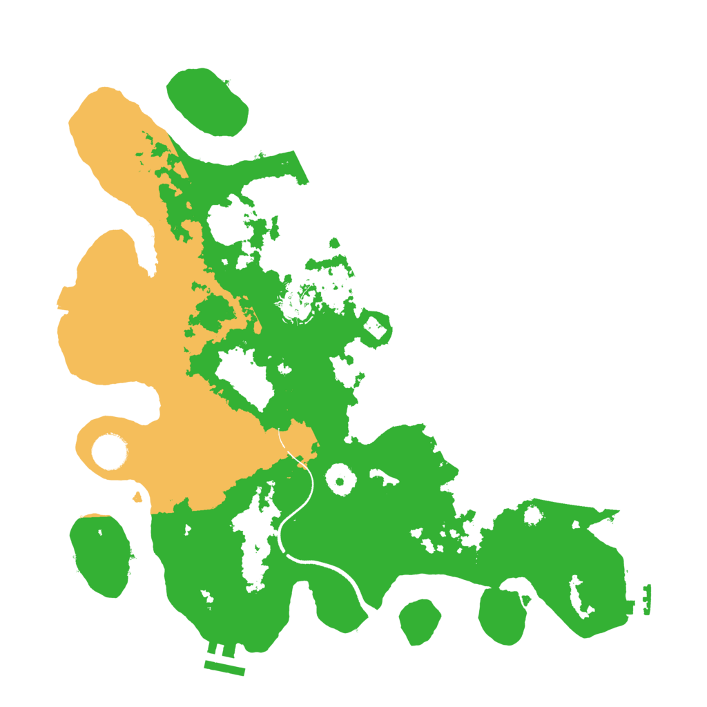 Biome Rust Map: Procedural Map, Size: 3500, Seed: 4226730