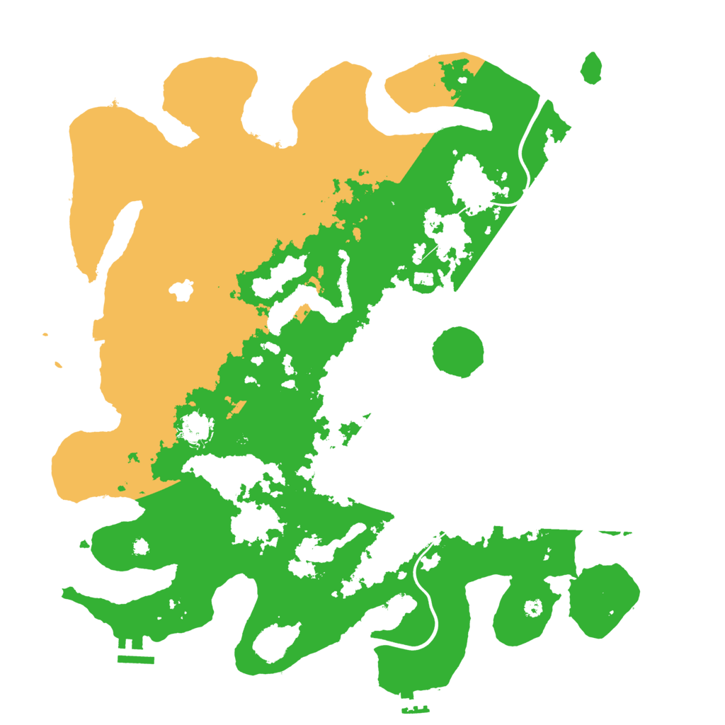 Biome Rust Map: Procedural Map, Size: 4000, Seed: 5556887