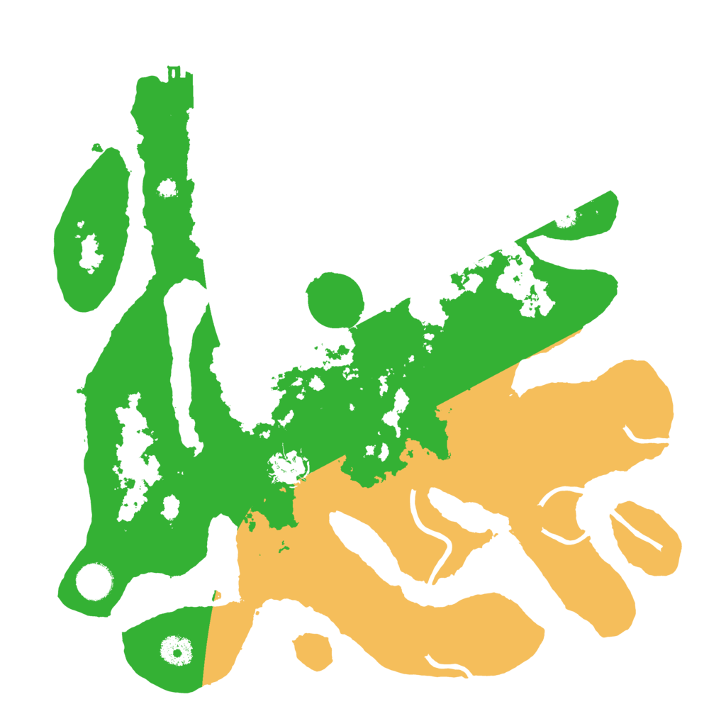 Biome Rust Map: Procedural Map, Size: 3500, Seed: 60207