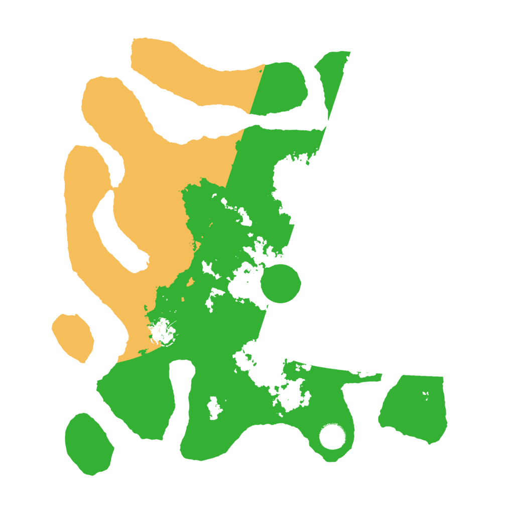 Biome Rust Map: Barren, Size: 3500, Seed: 1190529