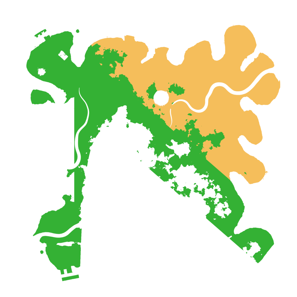 Biome Rust Map: Procedural Map, Size: 3500, Seed: 2187119