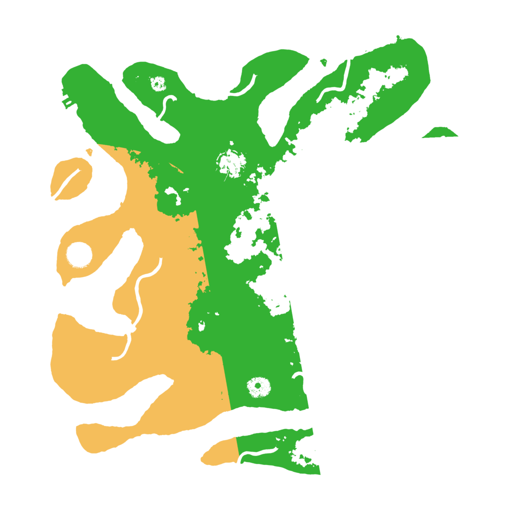 Biome Rust Map: Procedural Map, Size: 3500, Seed: 655298